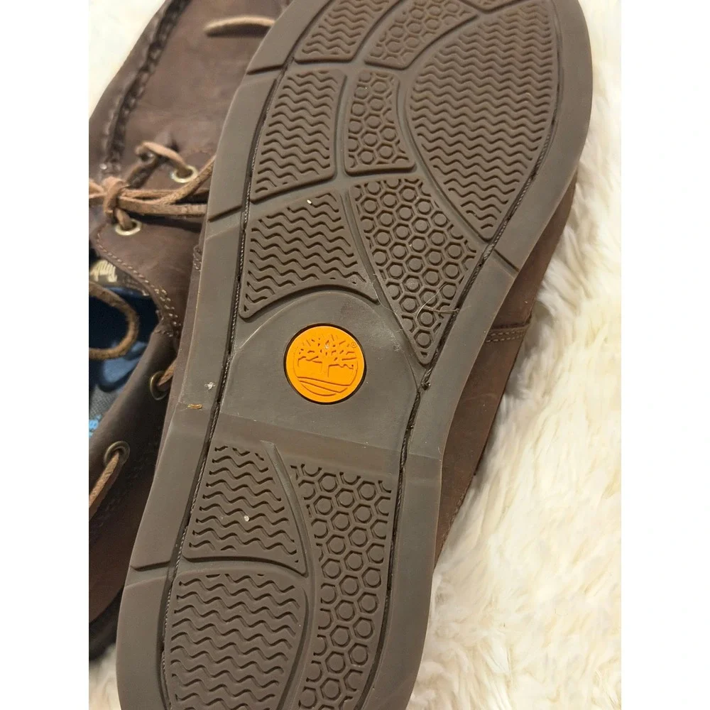 Timberland Earthkeepers Boat Shoes Mens 10 Brown Good Leather 5231R Loafers